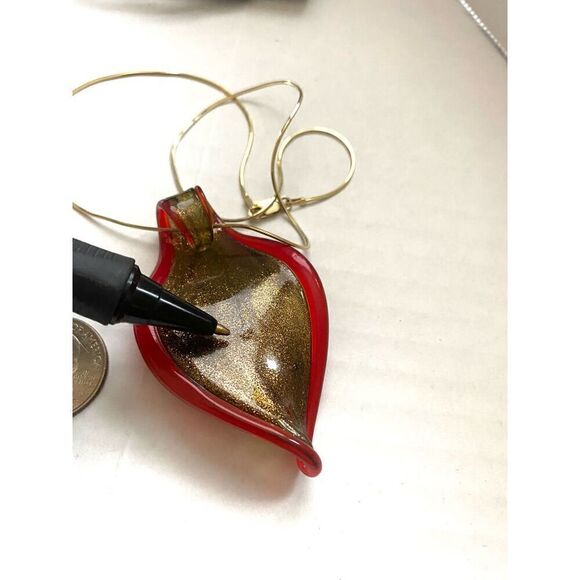 QE# 1 Italian Blown Glass & Sterling 926 Silver - Picture 8 of 9